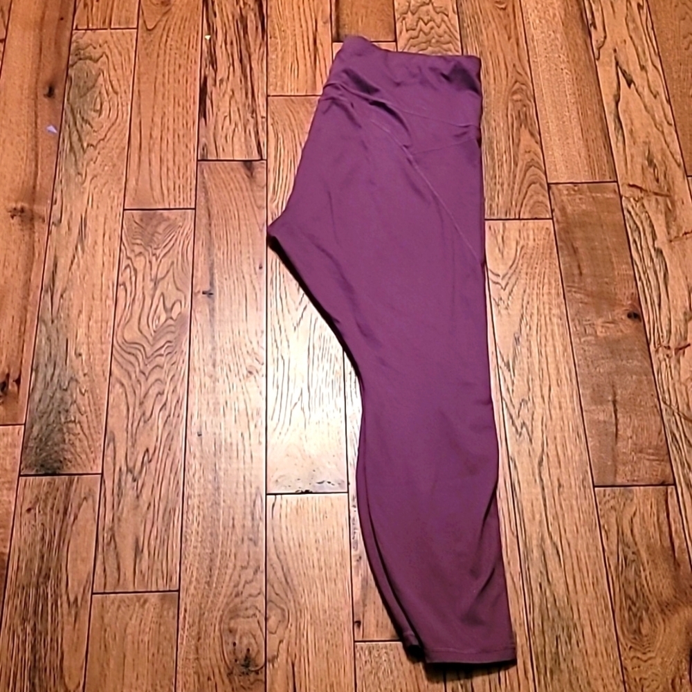 All in Motion Plum Leggings - 1X